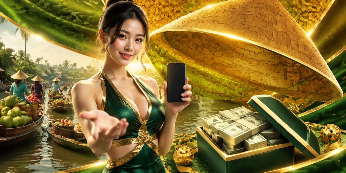 Người dùng đội nón lá vùng Mekong xem bảng xếp hạng giải thưởng trên điện thoại